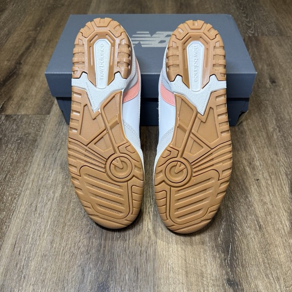 New Balance 550‎ White Gray Pink Sneaker GSB550SK Youth Kids 5.5 Fit Women 7 - Picture 6 of 8